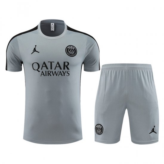 Tuta da Track Paris Saint-germain Jordan Manica Corta 23-24 Gris - Pantalon Corto - Clicca l'immagine per chiudere
