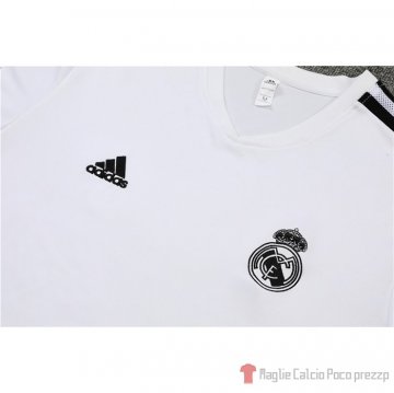 Chandal Del Real Madrid Manica Corta 22-23 Blanco - Pantalon Corto