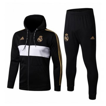 Tuta da Track Real Madrid 2019/2020 Nero Tuta da Track Real Madrid 2019/2020 Nero