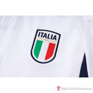 Felpa Della Tuta Italia 23-24 Blanco