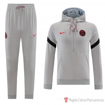 Felpa Della Tuta Paris Saint-germain 2021-2022 Gris Felpa Della Tuta Paris Saint-germain 2021-2022 Gris