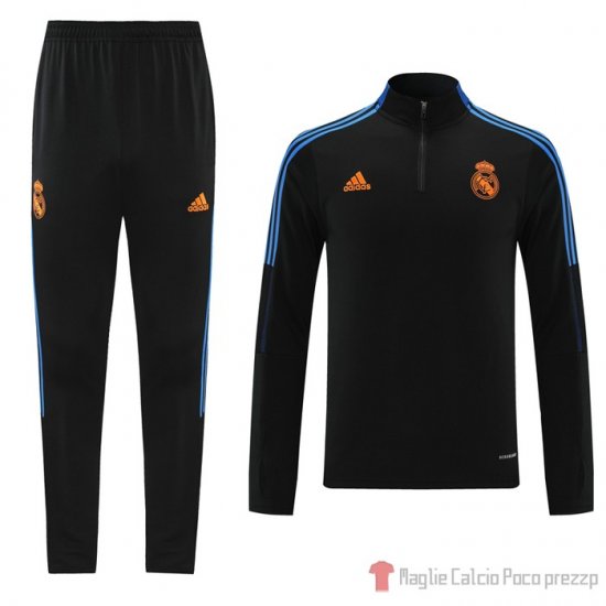 Tuta Da Track Felpa Real Madrid 2021-2022 Negro - Clicca l'immagine per chiudere