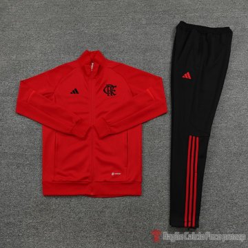 Giacca Della Tuta Flamengo 2023-24 Rojo