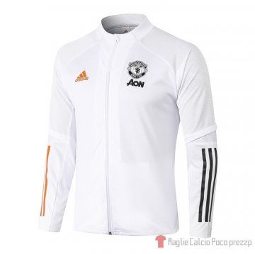 Giacca Manchester United 20-21 Bianco Giacca Manchester United 20-21 Bianco