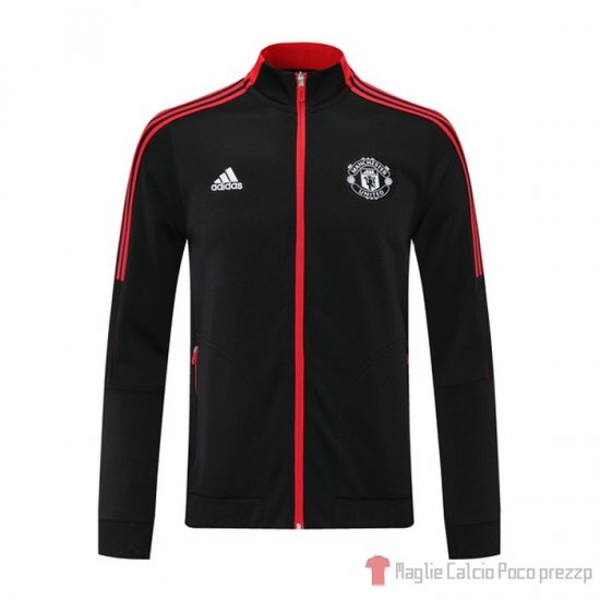 Giacca Manchester United 2021-22 Nero - Clicca l'immagine per chiudere
