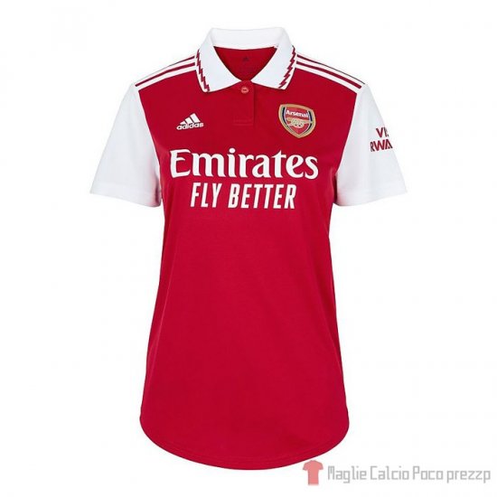 Maglia Arsenal Home Donna 22-23 - Clicca l'immagine per chiudere