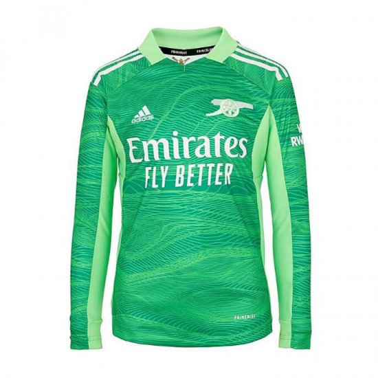 Maglia Arsenal Portiere Manica Lunga 21-22 Verde - Clicca l'immagine per chiudere