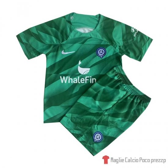 Maglia Atletico Madrid Portiere Bambino 23-24 Verde - Clicca l'immagine per chiudere
