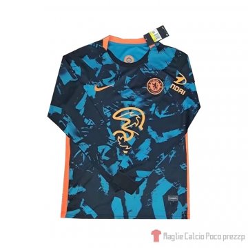 Maglia Chelsea Terza Maniche Lunghe 21-22 Maglia Chelsea Terza Maniche Lunghe 21-22