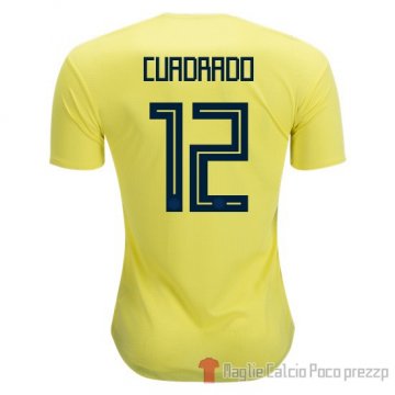 Maglia Colombia Giocatore Cuadrado Home 2018