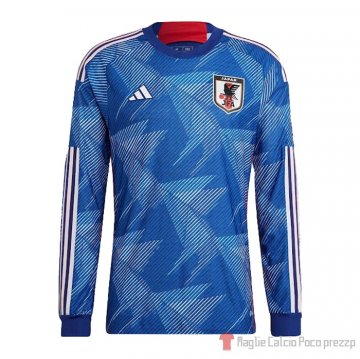 Maglia Giappone Home Maniche Lunghe 2022 Maglia Giappone Home Maniche Lunghe 2022