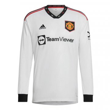 Maglia Manchester United Away Maniche Lunghe 22-23