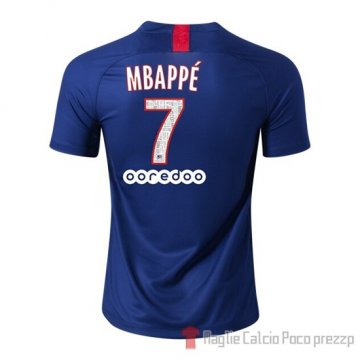 Maglia Paris Saint-Germain Giocatore Mbappe Home 2019/2020 Maglia Paris Saint-Germain Giocatore Mbappe Home 2019/2020