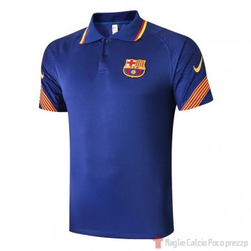 Maglia Polo Barcellona 2020/2021 Blu