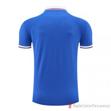 Maglia Polo Barcellona 22-23 Blu Rosso Nero