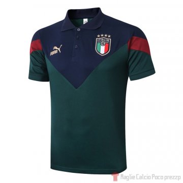 Maglia Polo Italia 2020 Verde Maglia Polo Italia 2020 Verde