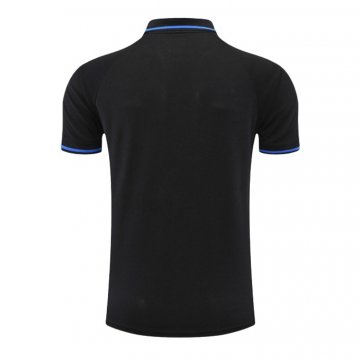 Maglia Polo Manchester United 22-23 Nero E Blu