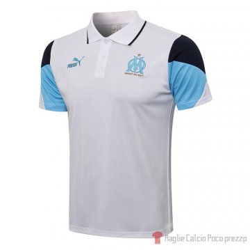 Maglia Polo Marsiglia 21-22 Bianco Maglia Polo Marsiglia 21-22 Bianco
