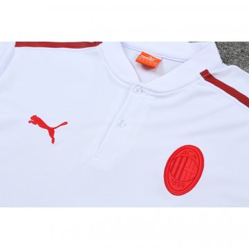 Maglia Polo Milan 22-23 Bianco