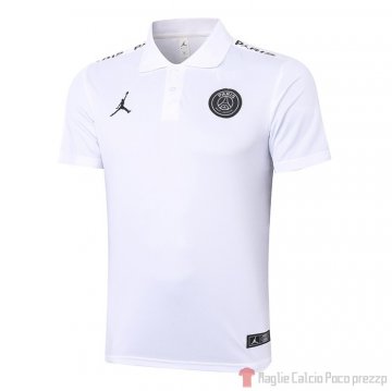 Maglia Polo Paris Saint-Germain 2020/2021 Bianco Maglia Polo Paris Saint-Germain 2020/2021 Bianco