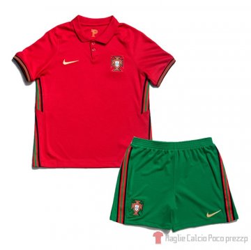 Maglia Portogallo Home Bambino 20-21 Maglia Portogallo Home Bambino 20-21