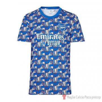 Maglia Pre Partido Del Arsenal 21-22 Blu Maglia Pre Partido Del Arsenal 21-22 Blu