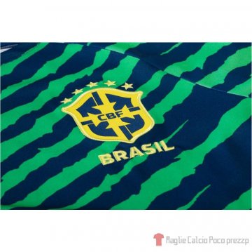 Maglia Pre Partido Del Brasileee 2022 Verde