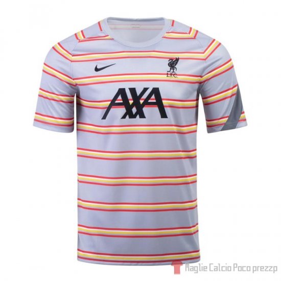 Maglia pre-partita Liverpool 2022 Grigio - Clicca l'immagine per chiudere