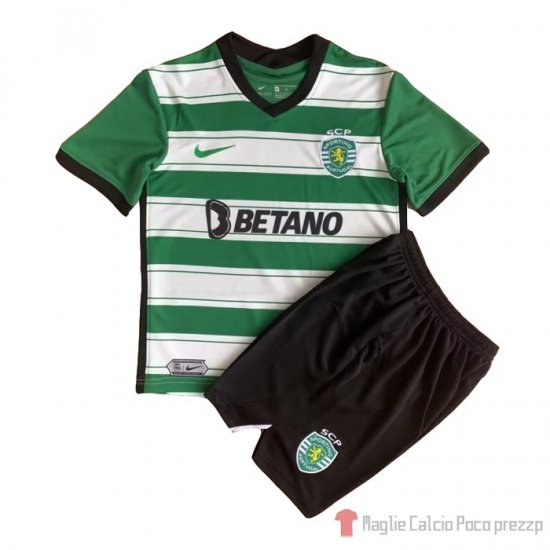 Maglia Sporting Home Bambino 22-23 - Clicca l'immagine per chiudere