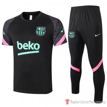 Tuta Da Track Barcellona Manica Corta 20-21 Nero Tuta Da Track Barcellona Manica Corta 20-21 Nero
