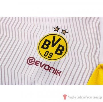 Tuta Da Track Borussia Dortmund Manica Corta 21-22 Bianco