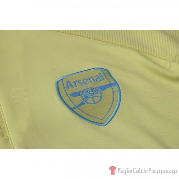 Tuta Da Track Felpa Arsenal Bambino 20-21 Giallo