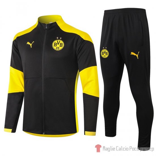 Tuta Da Track Giacca Borussia Dortmund 20-21 Nero - Clicca l'immagine per chiudere