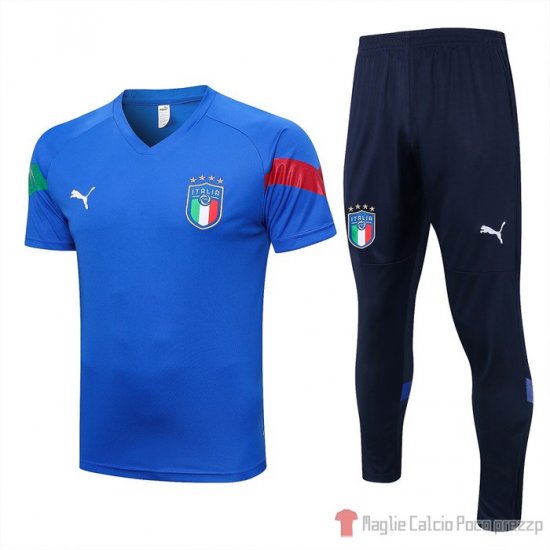 Tuta Da Track Italia Manica Corta 2022-23 Azul - Clicca l'immagine per chiudere