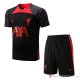 Tuta Da Track Liverpool Manica Corta 2022-23 Nero - Pantalon Corto