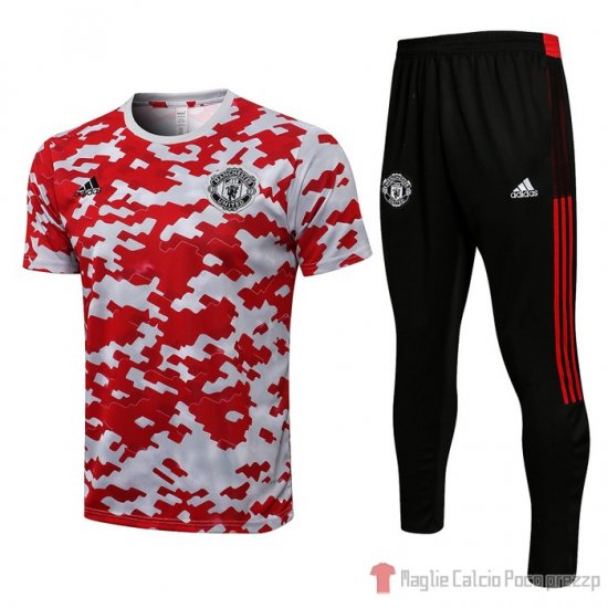 Tuta Da Track Manchester United Manica Corta 21-22 Rosso E Bianco - Clicca l'immagine per chiudere