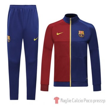 Tuta da Track Barcellona 2019/2020 Rosso e Blu Tuta da Track Barcellona 2019/2020 Rosso e Blu