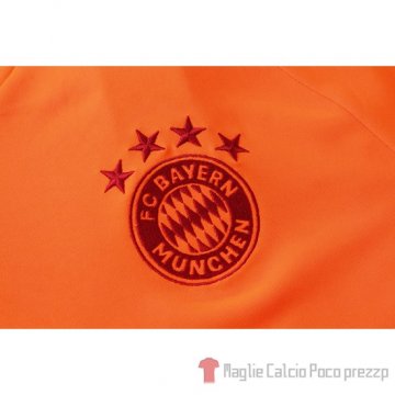 Tuta da Track Bayern Munich Manica Corta 2019/2020 Arancione