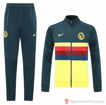 Tuta da Track Giacca America 2020/2021 Giallo Tuta da Track Giacca America 2020/2021 Giallo