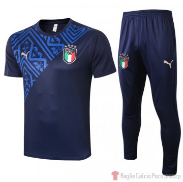 Tuta da Track Italia Manica Corta 2020 Blu Tuta da Track Italia Manica Corta 2020 Blu