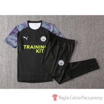 Tuta da Track Manchester City Manica Corta 2019/2020 Nero