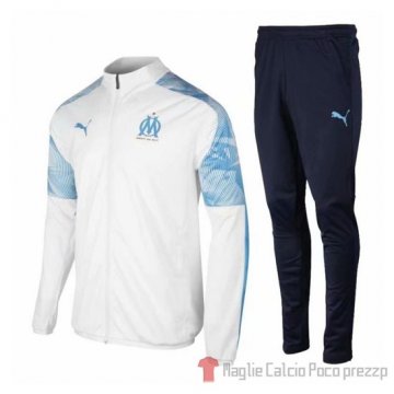 Tuta da Track Marsiglia 2019/2020 Bianco Tuta da Track Marsiglia 2019/2020 Bianco