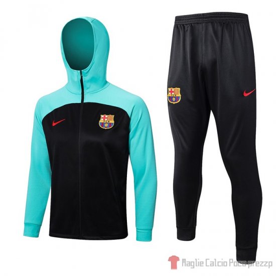 Chandal Con Capucha Del Barcellona 22-23 Azul Y Negro - Clicca l'immagine per chiudere