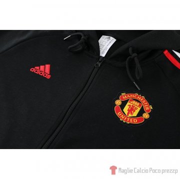 Chandal Con Capucha Del Manchester United 22-23 Negro