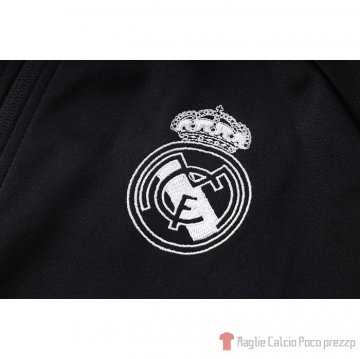 Tuta con cappuccio Real Madrid 22-23 Negro