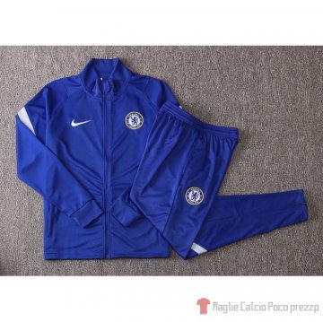 Tuta da Track Giacca Chelsea 20-21 Azul Marino