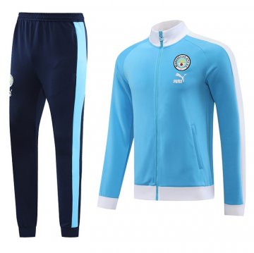 Chandal De Giacca Manchester City 23-24 Azul Claro