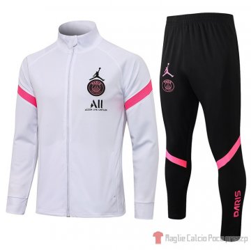 Tuta De Giacca Paris Saint-germain 2021-22 Blanco Tuta De Giacca Paris Saint-germain 2021-22 Blanco
