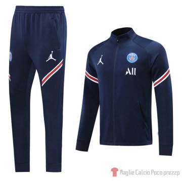 Tuta De Giacca Paris Saint-germain Jordan 20-21 Azul