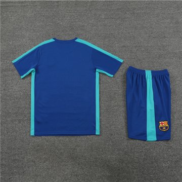 Tuta da Track Barcellona Manica Corta 23-24 Azul - Pantalon Corto